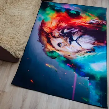 

Children's rug king of beasts mat baby room play mat carpet on the floor soft carpet non-slip mat