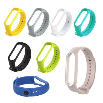

Replacement strap for wristwatch Xiaomi Mi Band 5 smart watch in different colors of tough silicone.