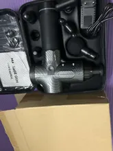 Pantalla LCD eléctrica masaje muscular arma 30 engranajes Fascia de tejido profundo masajeador cuello cuerpo atrás relajación dolor alivio Fitness relajarse