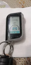Llavero para mando a distancia LCD Vertical A93, sistema de alarma antirrobo para coche, bidireccional, rusa, A93