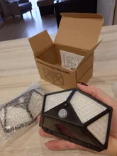 Solar-Light Motion-Sensor Garden-Decoration Goodland Powered Wall-Street Outdoor 100 Led