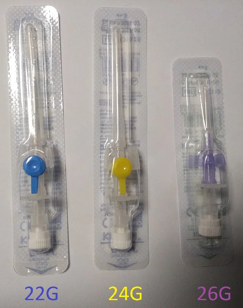 IV Catheter with Wings and Injection Port, (100 Pieces) Intravenous