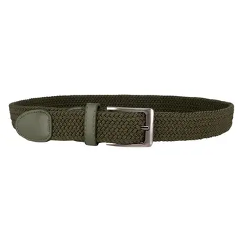 

Men's wide belt (3.5 cm, knitwear, green) 50570
