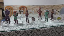 10 unids/set Fortnite figura fiesta de cumpleaños colgante PVC espiral colgantes de Halloween decoraciones de Navidad juguetes conjuntos de accesorios