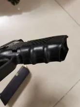 Funda de guante antideslizante para la mayoría de pistolas Glock 17 19, accesorios de caza, pistola táctica, funda de agarre de goma, revista