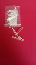 Clip de broche Chapado en 20 piezas, 20, 25 y 32mm, Base de bloqueo de seguridad en blanco, Base del broche para DIY, fabricación de joyas, accesorios de ropa al por mayor