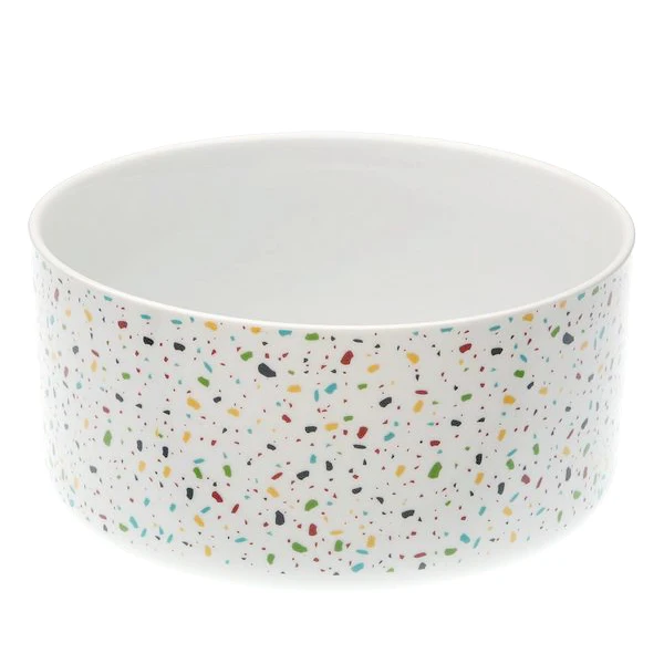Салатница из яркого фарфора Terrazzo (22 2x11x22 2 см)|Коробки для обеда| |