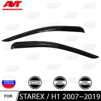 

Window deflectors for Hyundai Starex / H1 2007~2019 car styling wind deflector guard auto vent visor rain guards cover decor