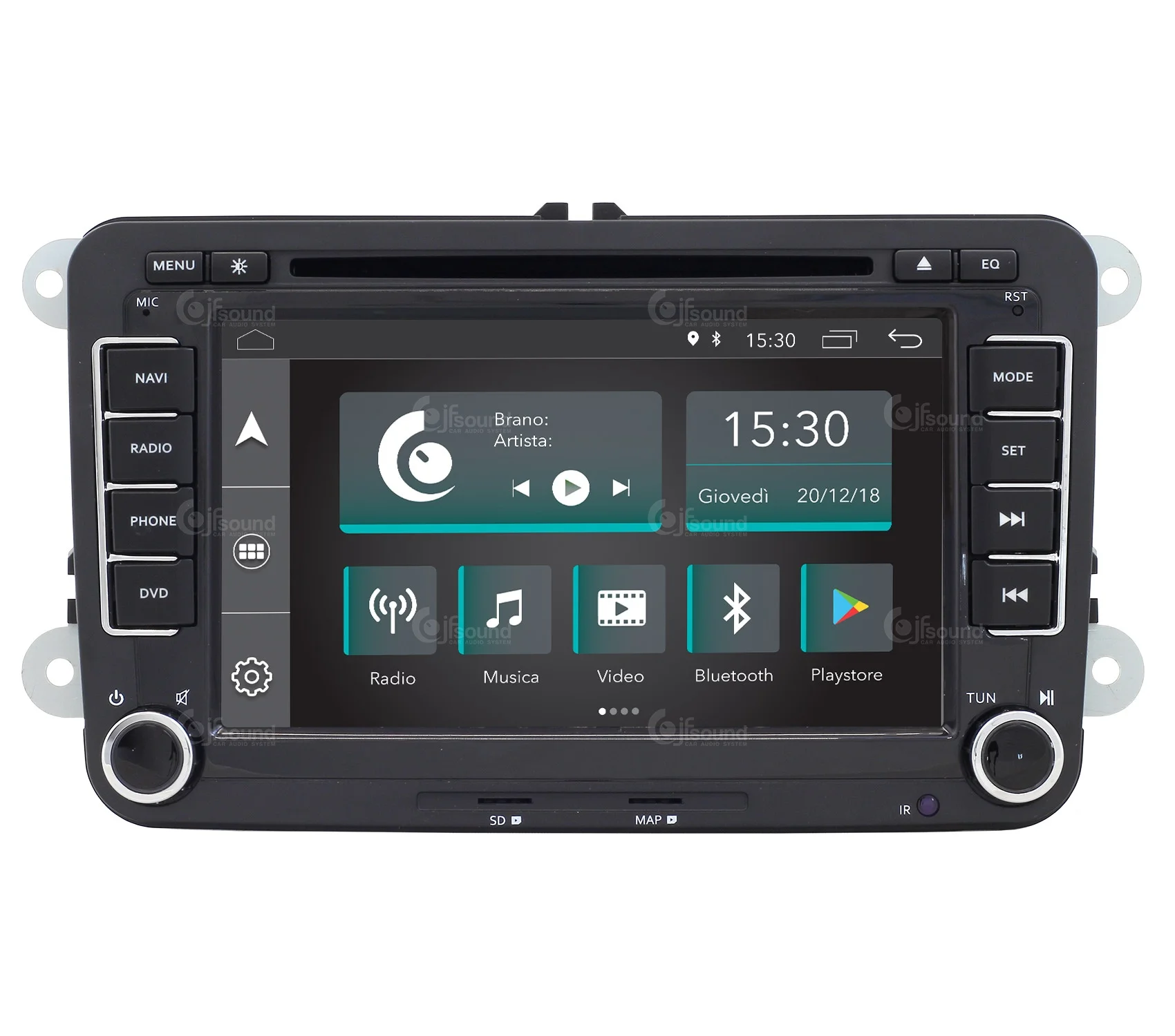 Обычай fit автомобильное радио Volkswagen Android Gps Bluetooth Wifi DAB Usb Full Hd сенсорный экран