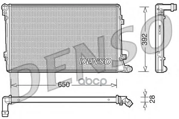 Радиатор Системы Охлаждения Denso арт. DRM32019