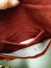 Bolso de hombro de pana para mujer, de tela a rayas, informal, con cremallera, cruzado de lona, Lindo bolso compras