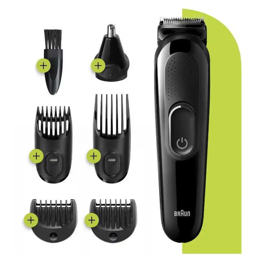 

Braun MGK 3220 6İN1 Rechargeable Electric Shaver HairClipper Beard Trimmer Cordless Washable Waterproof Razor For Men