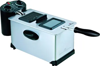 

FRSRB3X Fryer, adjustable thermostat, white color side handles, 3litres, 2000w, stainless color