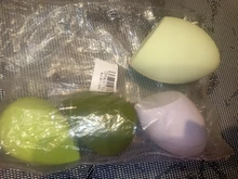 4/1pc maquillaje licuadora Puff cosmético de maquillaje esponja con caja de almacenamiento de la Fundación esponja para polvo herramienta de la belleza de las mujeres Accesorios