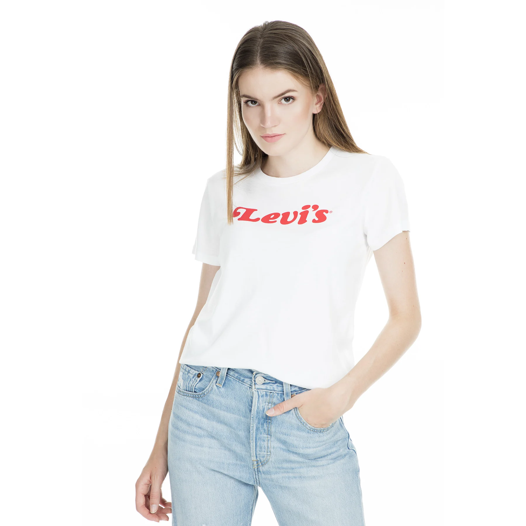 Женская футболка с принтом Levi's 17369 | одежда