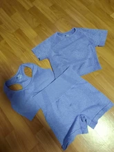 Gym Clothing Leggings Sportswear Crop-Top Yoga-Set Fitness Long-Sleeve Seamless Workout