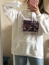 Sudaderas con capucha de Hunter X Hunter para mujer, jerséis, sudaderas con capucha, Killua Zoldyck, estampado de ojo del diablo, Sudadera con capucha de Anime, Tops