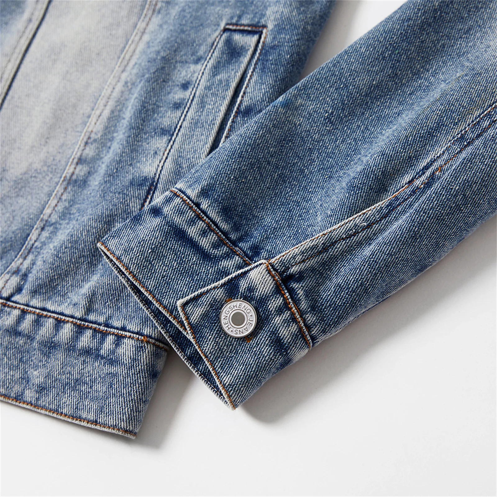 Matching Outfit PatPat Family Matching Outfits Lapel Button Down Long-sleeve Distressed Denim Jacket for Mother and Daughter Matching Clothing