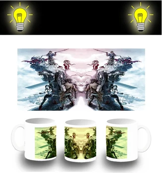

CUP PHOTOLUMINESCENT FANART GAME ACTION glow mug