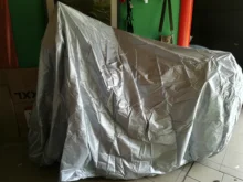 Cubierta universal de la motocicleta al aire libre UV Protector de la VESPA todas las estaciones impermeable de la bici de la lluvia cubierta a prueba de polvo M L XL 2XL 3XL 4XL 190T