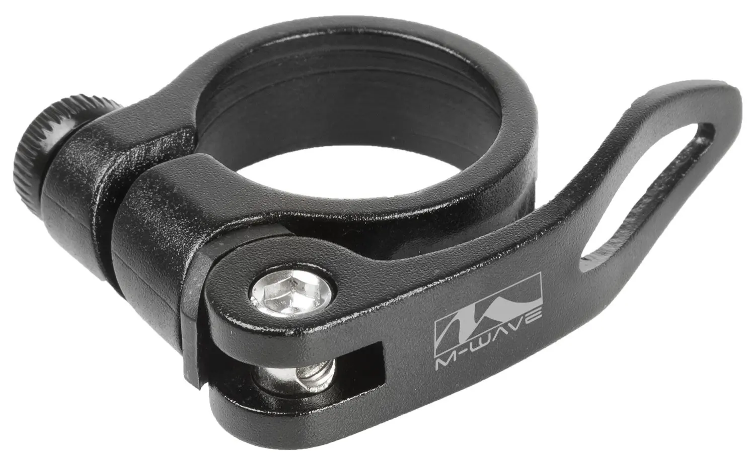 Clamp seatpost with eccentric M-WAVE 34.9mm анодированый aluminum (50) black 5-250987 | Спорт и развлечения
