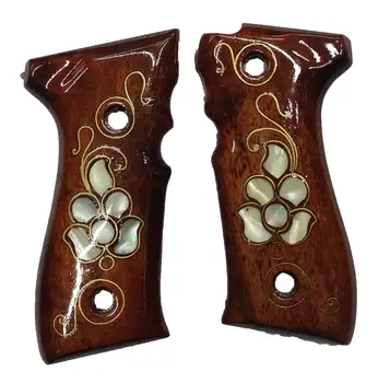 

Beretta F92 And Yavuz 16 Pearl Inlaid Grips Model 11
