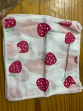 Toalla de alimentación de bebé, oso de peluche, conejito, tabla de puntos impresa, pañuelo pequeño, gasa, 10 Uds., YYT308