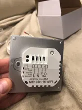 AVATTO-termostato inteligente con WiFi, controlador de temperatura de calefacción con pantalla táctil LED Celsius/fahrenheed, funciona con Alexa y Google Home