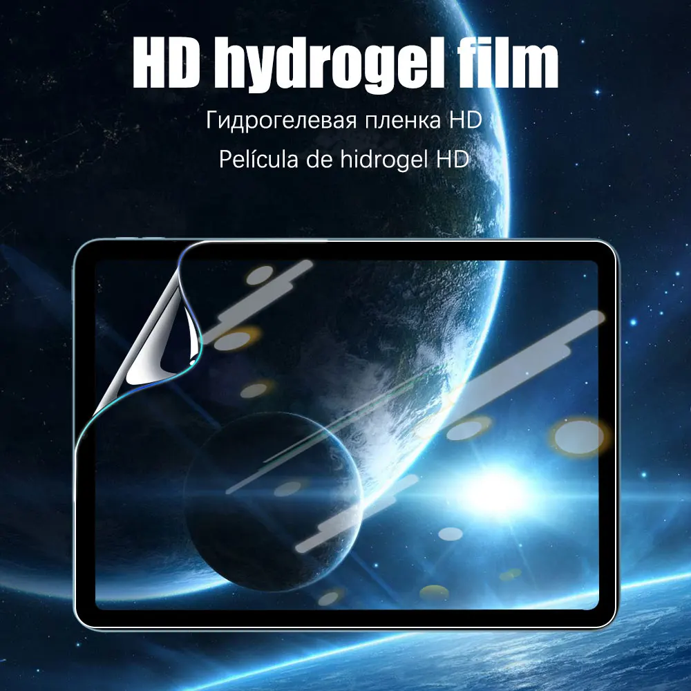 Ipad Pro 11 Air 5 4 3 용 하이드로 겔 필름 Ipad Mini 6 2 1 10.2 9.7 9 세대 2022 2021 2020 유리 없음