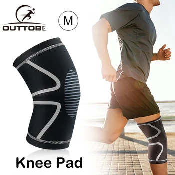 

Outtobe 1PCS Knee Pad Knee Support & Braces Knee Guard Outdoor Sports Protector Sport Compression Knee Pad Sleeve