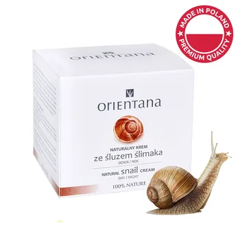

Orientana almost 99% Natural SNAIL FACE CREAM for skin whitening, wrinkles & scars reduction, regeneration, softening, 50ml