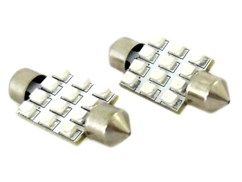 

Led lamp red torpedo T11 C5W 36mm 12 Smd 12V lights ceiling light and reading