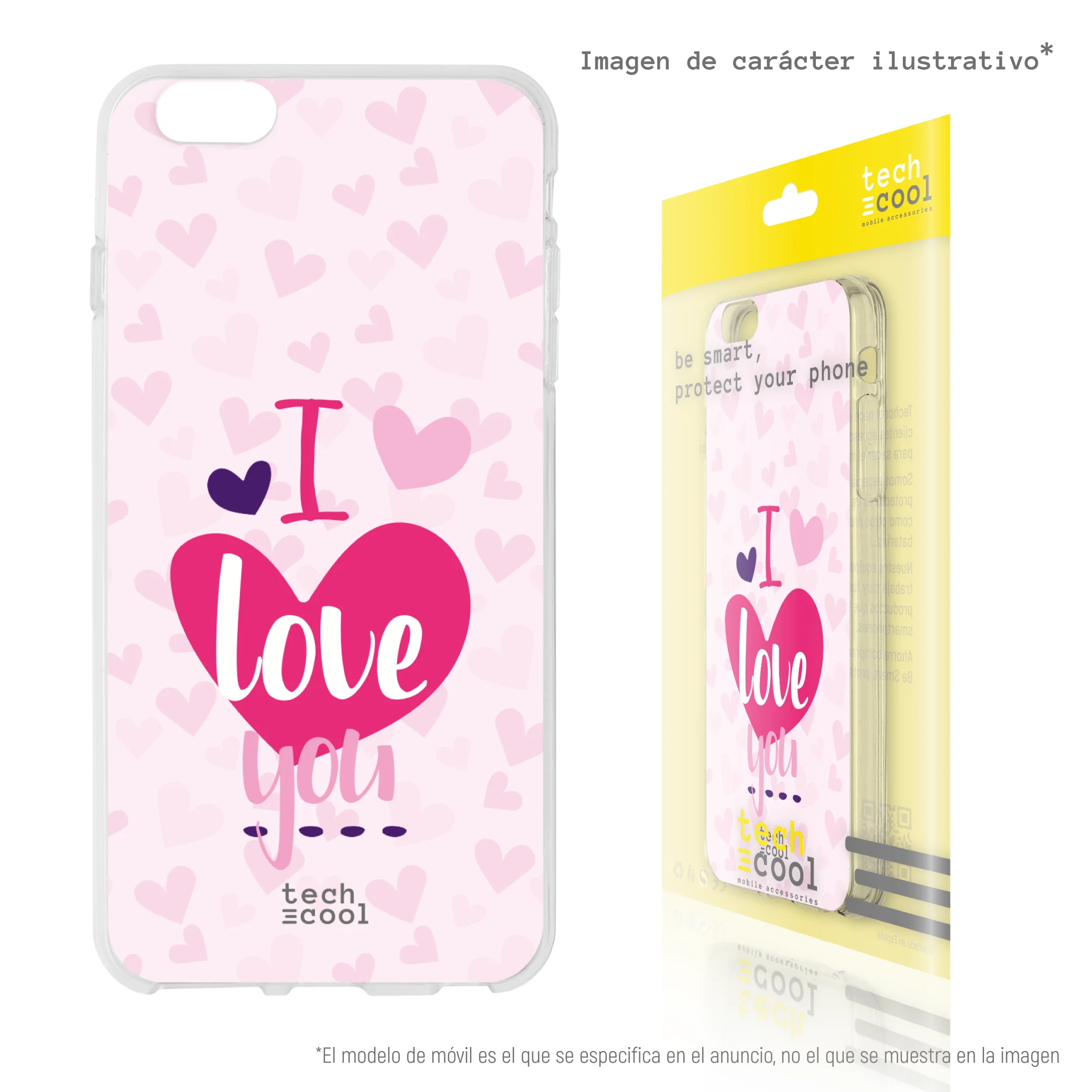 FunnyTech®Силиконовый чехол для samsung Galaxy J7 L фразу «I love you "(" люблю тебя "на розовом фоне