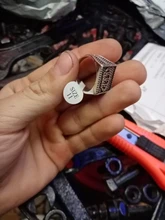 Anillo Vintage de corona de rey y reina para hombre y mujer, joyería de fiesta Punk, Color dorado, tallado de estrellas, regalos