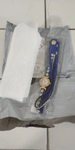 CCQ-reloj analógico de cuarzo con diamantes de imitación para mujer, pulsera de cuarzo con diamantes de imitación