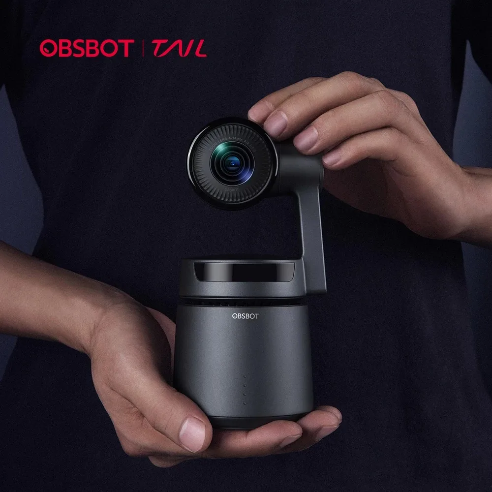 OBSBOT хвост AI Vlog Камера с 4 K/60fps видео и 12 Мп фото 3 осевому гидростабилизатору со
