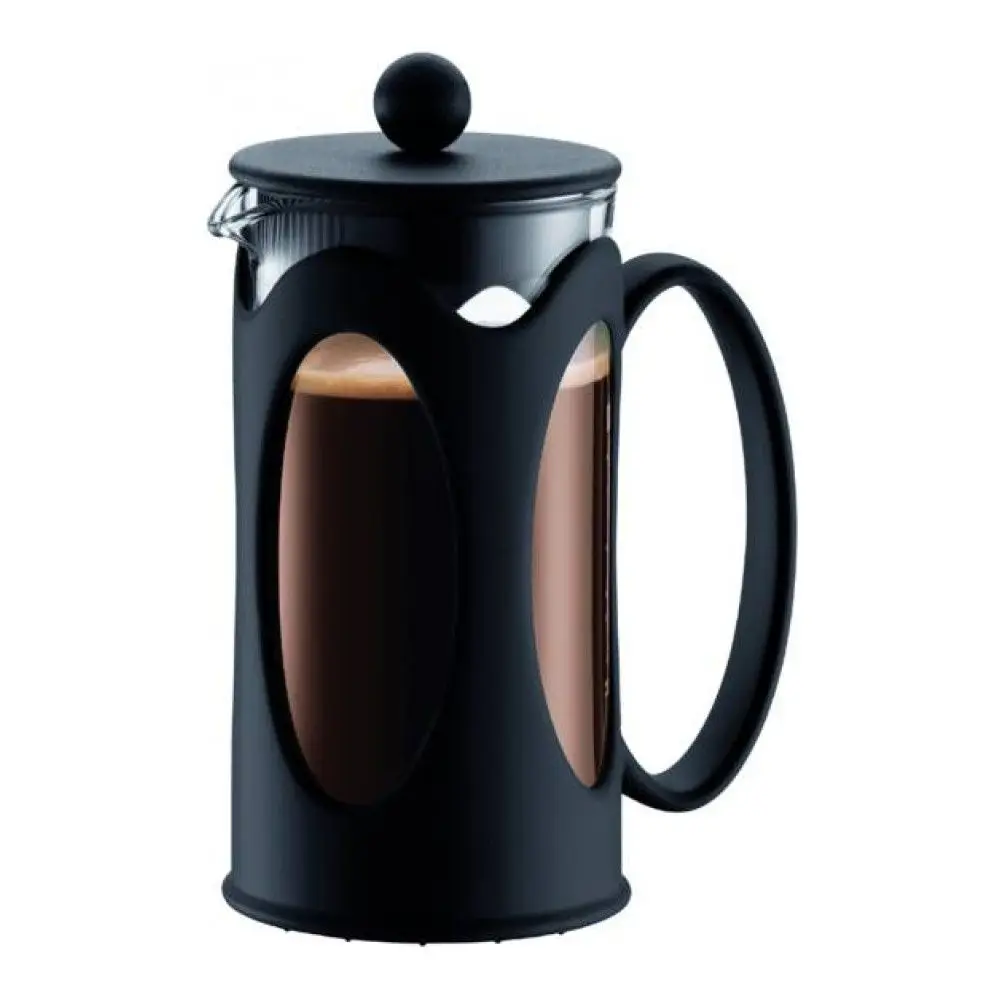 Кофейник френч-пресс Bodum Kenya New 0 35л 10682-01 цвет черный | Дом и сад
