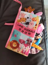 Libro de tela suave para bebés, juguete educativo Montessori para niños de 0 a 12 meses