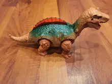 Dinosaurio eléctrico que camina, juguete de dinosaurios brillantes con sonido, modelo de animales para niños, regalo interactivo