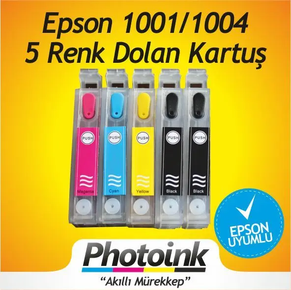 

Epson T1001h-T1001-T1002-T1003-T1004 COMPATIBLE EASY DOLAN CARTRIDGES (EMPTY)-Epson B1100