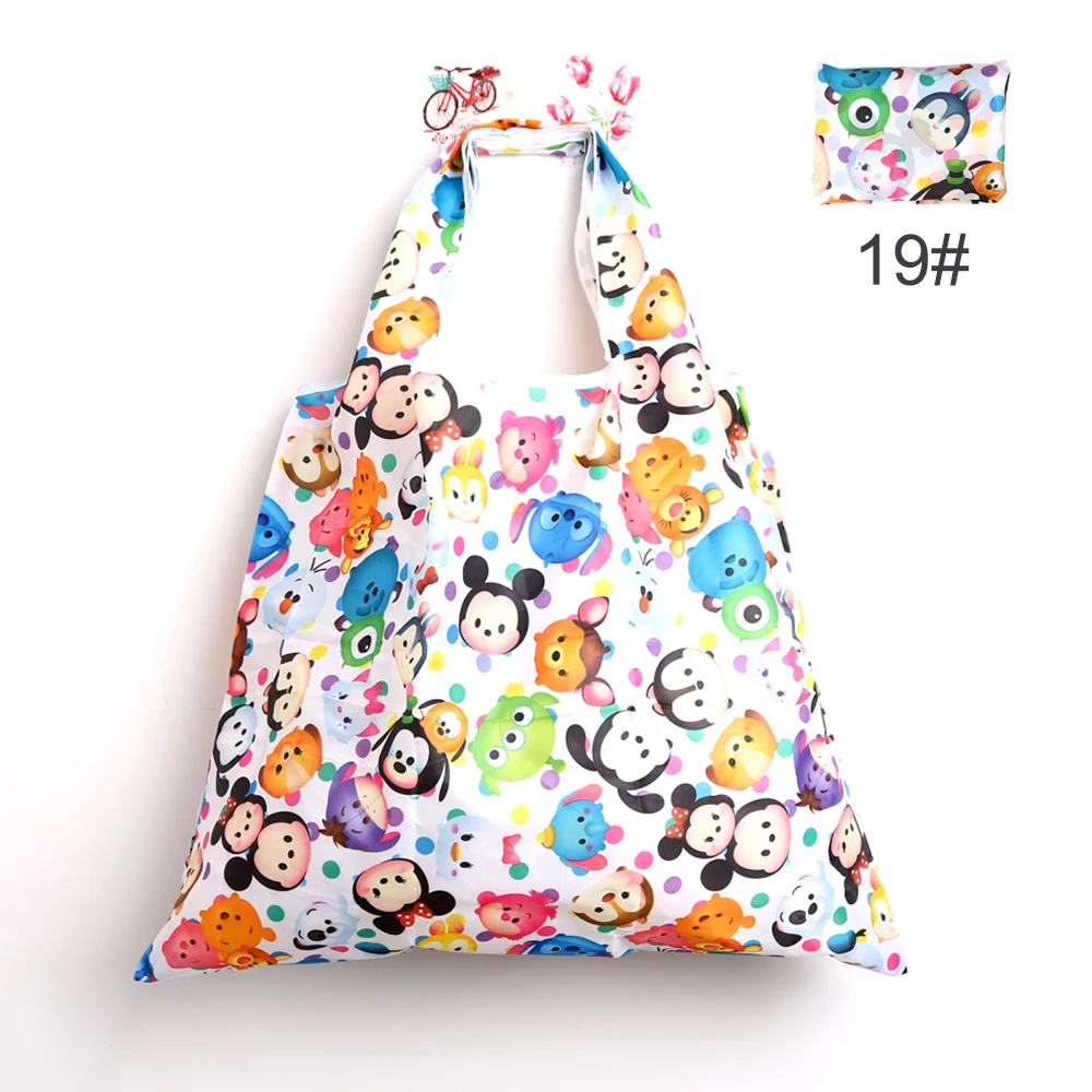 

Eco Reusable Thickened Supermarket Shopping Bag Fashion Printing Oxford Fabric Tote Bags Large Foldable Grocery Bag