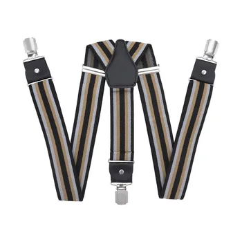 

Suspenders for trousers wide (3.5 cm, 3 clips, black) 17-56390