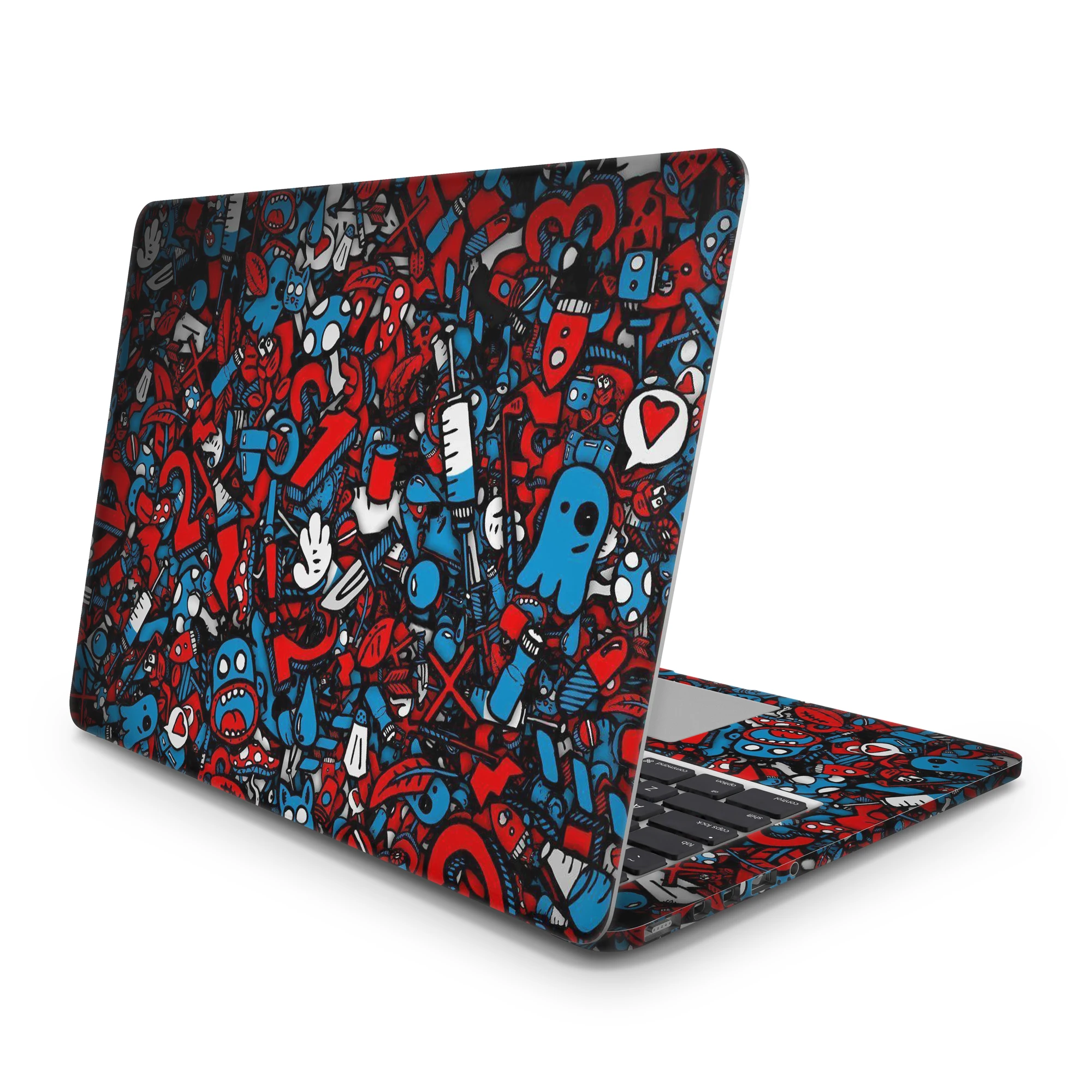 

Sticker Master Sticker Bomb 2 Laptop Vinyl Sticker Skin Cover For 10 12 13 14 15.4 15.6 16 17 19 " Inc Notebook Decal For Macbook,Asus,Acer,Hp,Lenovo,Huawei,Dell,Msi,Apple,Toshiba,Compaq