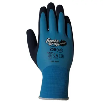 

GLOVE MECHANICAL L09 FEEL AND GRIP SPLASH NYLON/LATEX BLUE GRAY J
