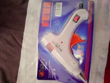 Pistola de pegamento de fusión en caliente Industrial, Mini herramienta de reparación neumática de temperatura térmica eléctrica de 20W con enchufe europeo y estadounidense de CA 110V-220V