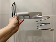 Holder Shelf-Accessories Hair-Straightener-Holder Hair-Dryer Wall-Mounted Storage Bathroom