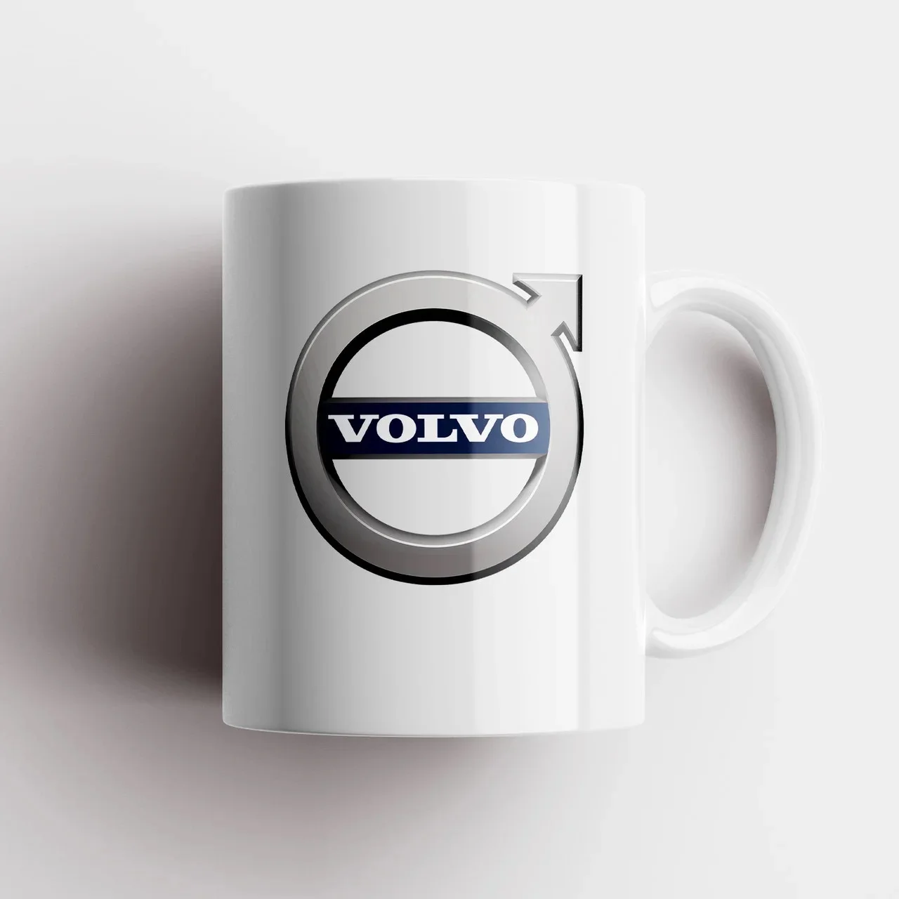 Сувенирная Керамическая кружка Вольво Volvo Прикольная чашка в подарок мужу парню