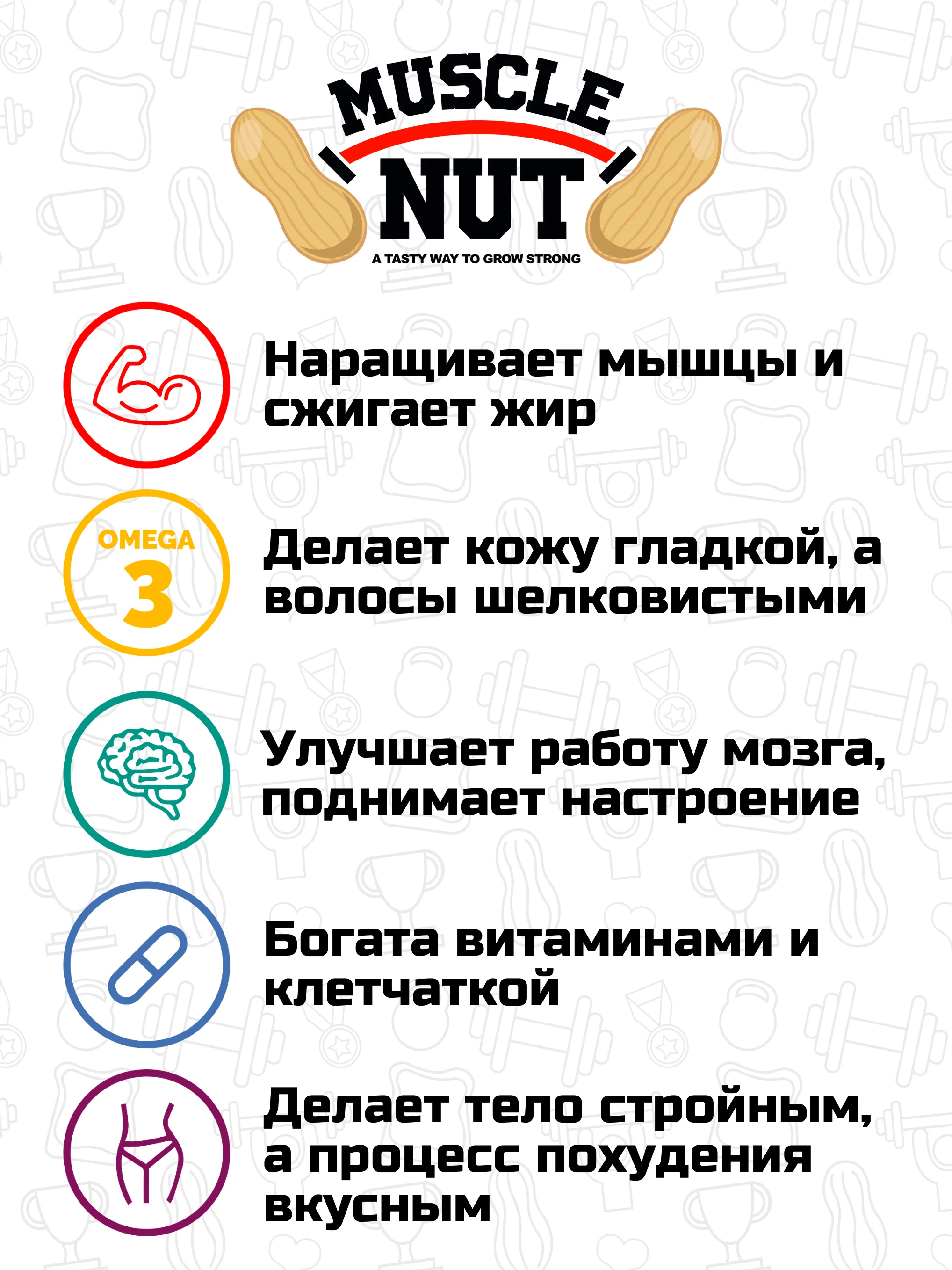 Coconut butter, paste, manna Muscle Nut classic, сreamy, no sugar, sugar free, 100% natural, high-protein, 1000g, vegan, gluten-free, non-GMO, no additives, preservative free, no salt, keto snack, low carb