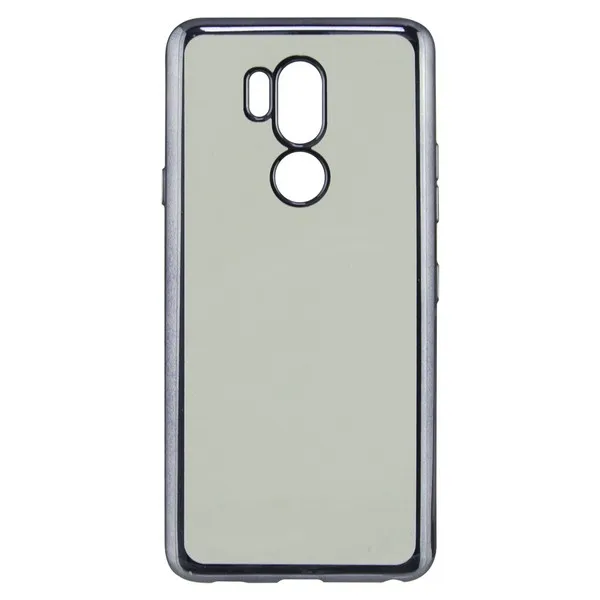 Чехол для мобильного телефона Lg G7 Flex Metal TPU прозрачный серый металлик |