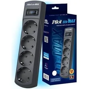 

Mains filter pilot m-Max 1.8 m (4 sockets) Gray
